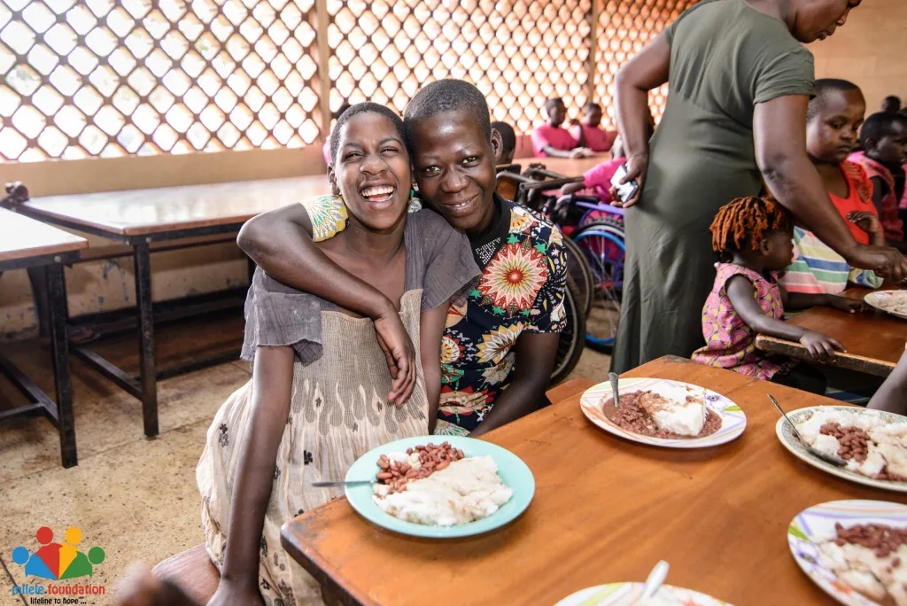 Children with disabilities in Uganda.